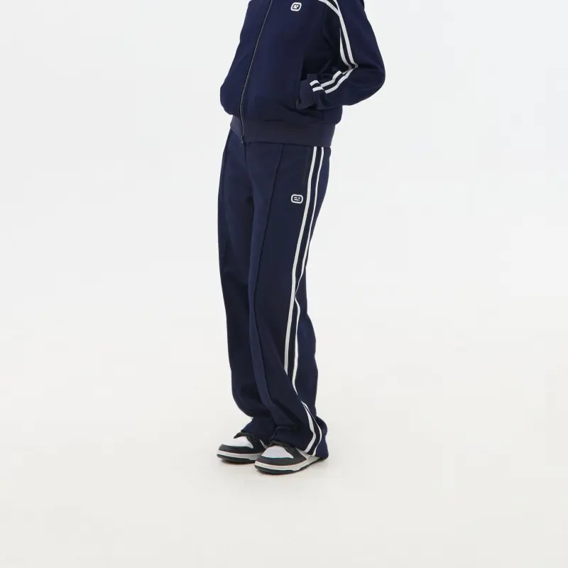 Crying Center Casual Pants Unisex Navy Blue-4