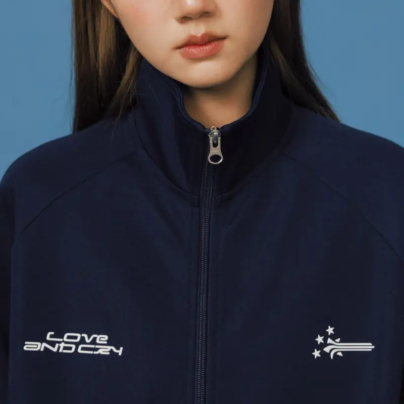 Crying Center Jackets Unisex Navy Blue-16