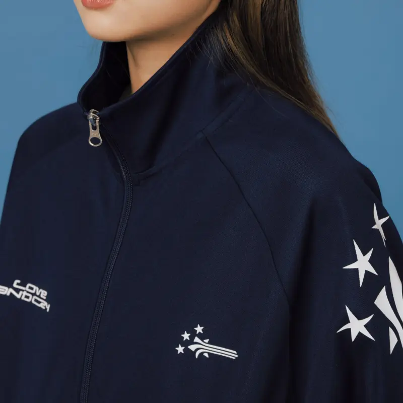 Crying Center Jackets Unisex Navy Blue-15