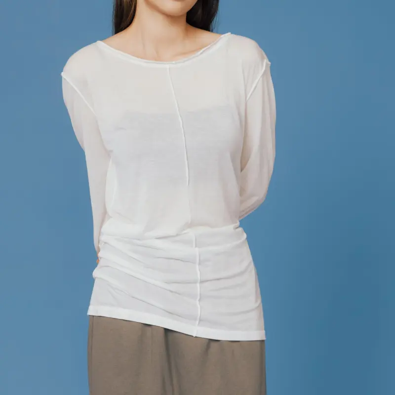 Crying Center Regular T Shirt Women's White-2