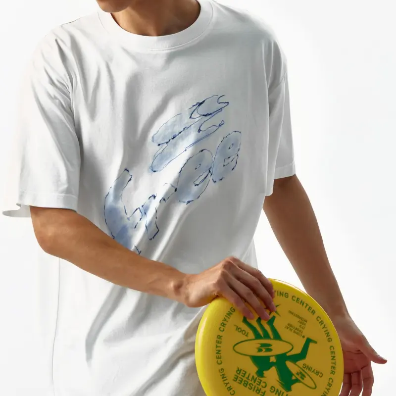 Crying Center T Shirts Unisex White-2