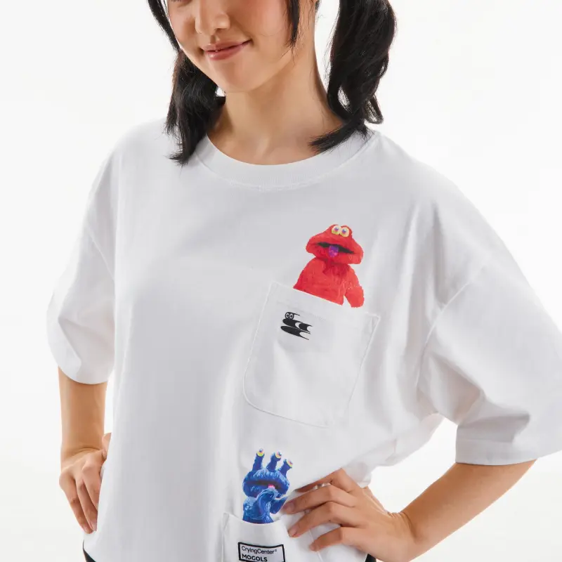 Crying Center T-Shirts Unisex White-2