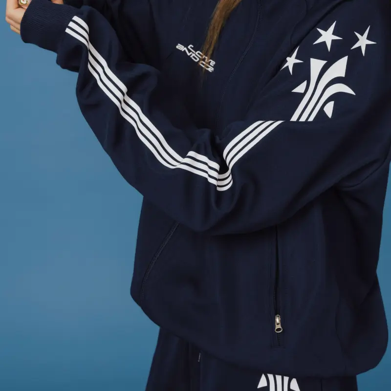 Crying Center Jackets Unisex Navy Blue-14