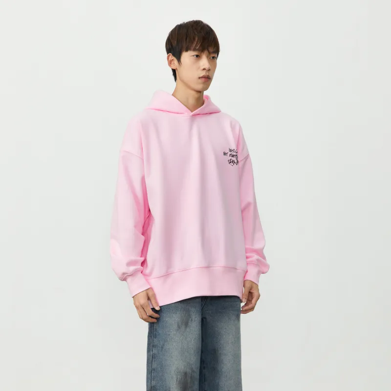 Crying Center Sweatshirts Unisex Pink-3