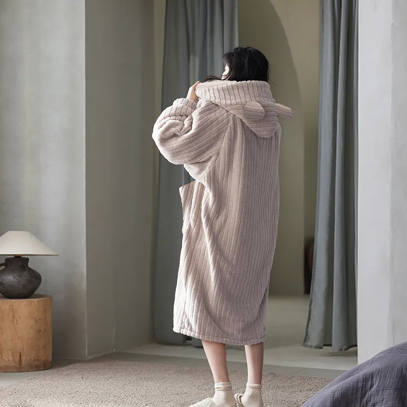Redu Pajama Robe Women's Light Purple-4