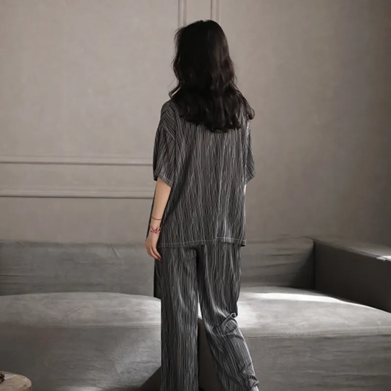 Redu Pajama Set Unisex Dark Gray-1