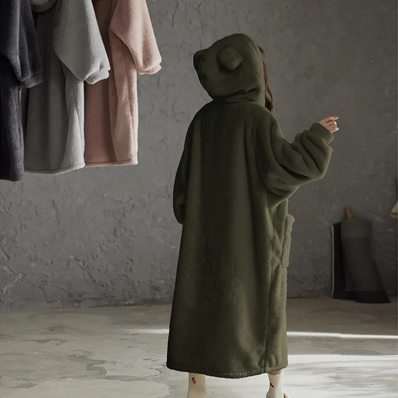 Redu Pajama Set Women's Army Green-4
