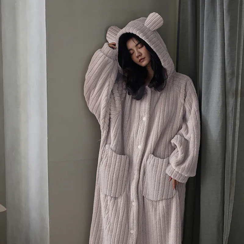 Redu Pajama Robe Women's Light Purple-1
