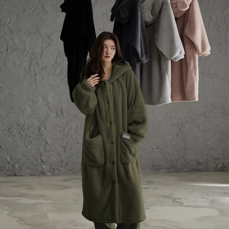 Redu Pajama Set Women's Army Green-7