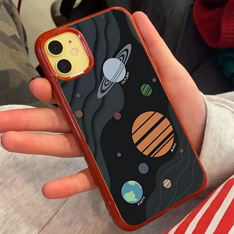 XIANGRIKE TPU Material Galaxy Phone Case Compatible With IPhone 15/14 Plus/13/12/11/15 Pro Max/XS/XR/XS Max/8 Plus-3