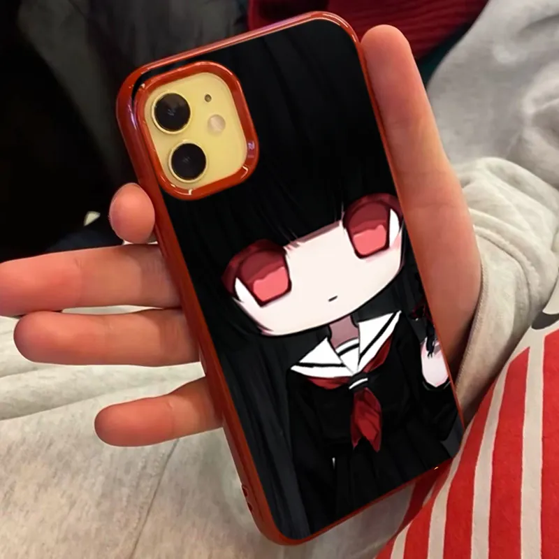 XIANGRIKE TPU Material Little Girl Phone Case Compatible With IPhone 15/14 Plus/13/12/11/15 Pro Max/XS/XR/XS Max/8 Plus-1
