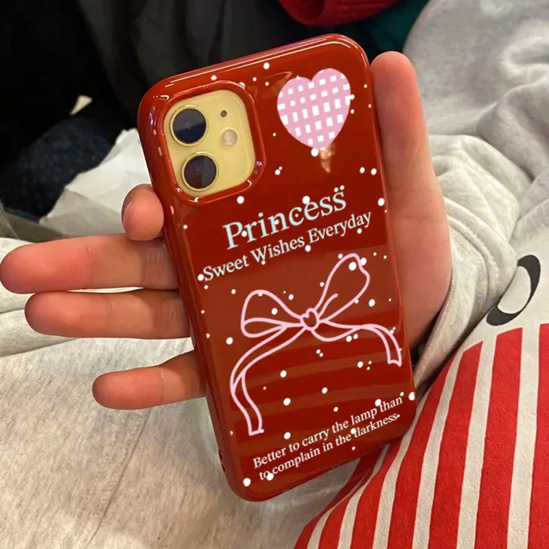 XIANGRIKE TPU Material Bowknot Phone Case Compatible With IPhone 15/14 Plus/13/12/11/15 Pro Max/XS/XR/XS Max/8 Plus-2