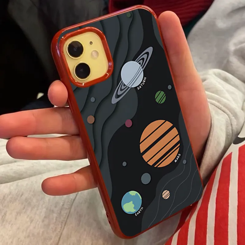 XIANGRIKE TPU Material Galaxy Phone Case Compatible With IPhone 15/14 Plus/13/12/11/15 Pro Max/XS/XR/XS Max/8 Plus-1