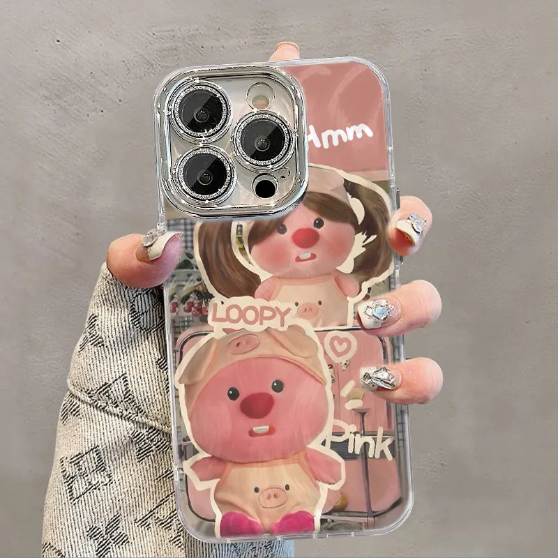 XIANGRIKE TPU Material Cute Beaver Phone Case Compatible With IPhone 15/14 Plus/13/12/11/15 Pro Max/XS/XR/XS Max/8 Plus-2