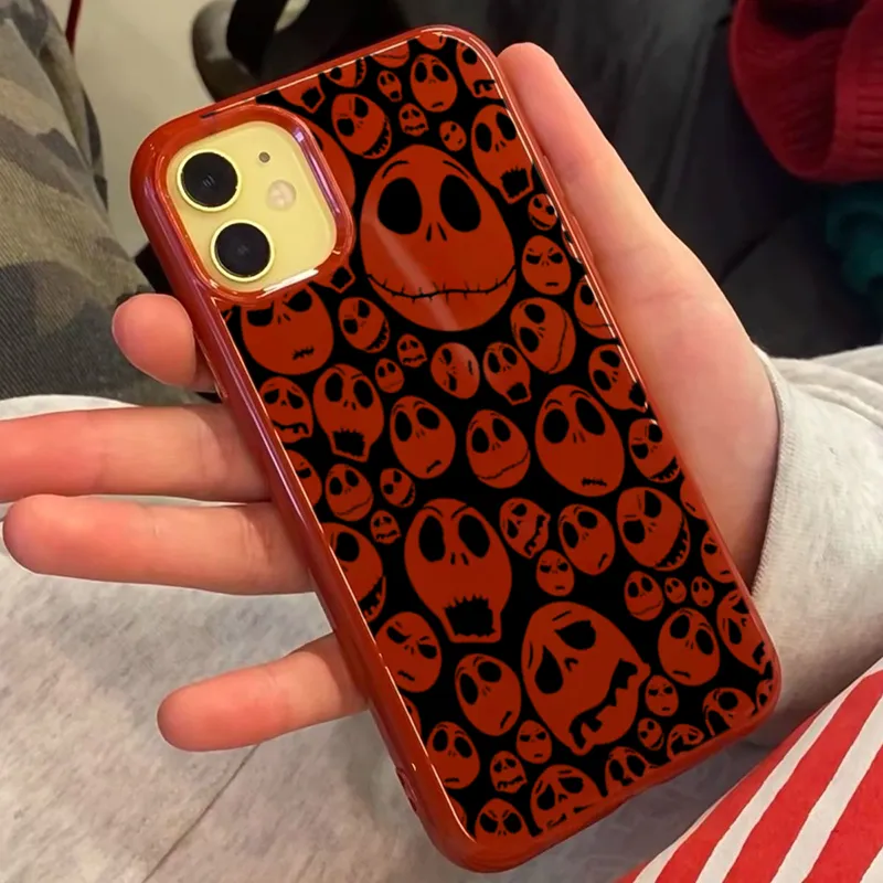 XIANGRIKE TPU Material Void Skull Phone Case Compatible With IPhone 15/14 Plus/13/12/11/15 Pro Max/XS/XR/XS Max/8 Plus-4