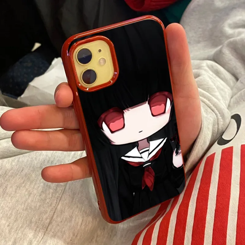XIANGRIKE TPU Material Little Girl Phone Case Compatible With IPhone 15/14 Plus/13/12/11/15 Pro Max/XS/XR/XS Max/8 Plus-2