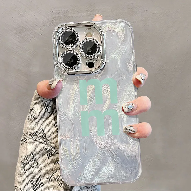 XIANGRIKE TPU Material Letter MM Phone Case Compatible With IPhone 15/14 Plus/13/12/11/15 Pro Max/XS/XR/XS Max/8 Plus-2
