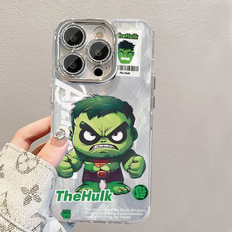 XIANGRIKE TPU Material Brutal Hulk Phone Case Compatible With IPhone 15/14 Plus/13/12/11/15 Pro Max/XS/XR/XS Max/8 Plus-4