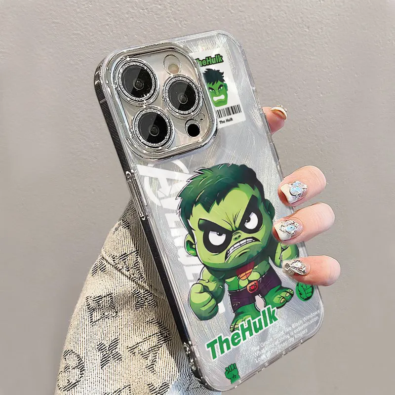 XIANGRIKE TPU Material Brutal Hulk Phone Case Compatible With IPhone 15/14 Plus/13/12/11/15 Pro Max/XS/XR/XS Max/8 Plus-3