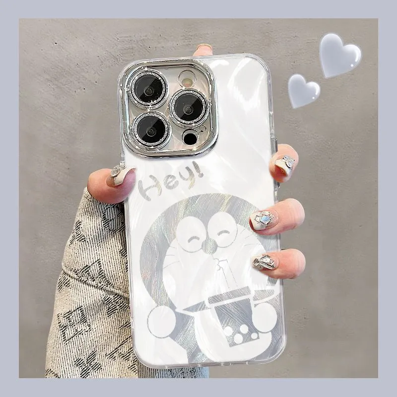 XIANGRIKE TPU Material Doraemon Phone Case Compatible With IPhone 15/14 Plus/13/12/11/15 Pro Max/XS/XR/XS Max/8 Plus-1