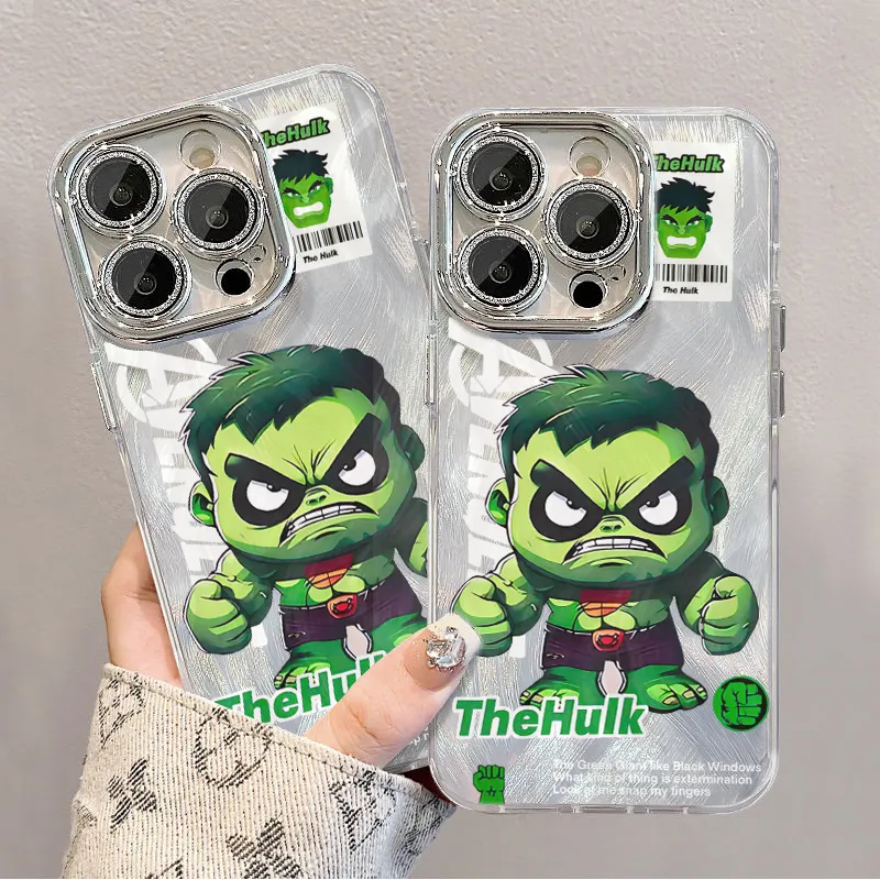 XIANGRIKE TPU Material Brutal Hulk Phone Case Compatible With IPhone 15/14 Plus/13/12/11/15 Pro Max/XS/XR/XS Max/8 Plus-5