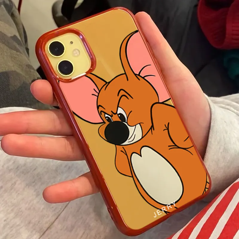 XIANGRIKE TPU Material Big Jerry Phone Case Compatible With IPhone 15/14 Plus/13/12/11/15 Pro Max/XS/XR/XS Max/8 Plus-4