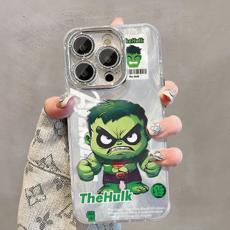 XIANGRIKE TPU Material Brutal Hulk Phone Case Compatible With IPhone 15/14 Plus/13/12/11/15 Pro Max/XS/XR/XS Max/8 Plus-2