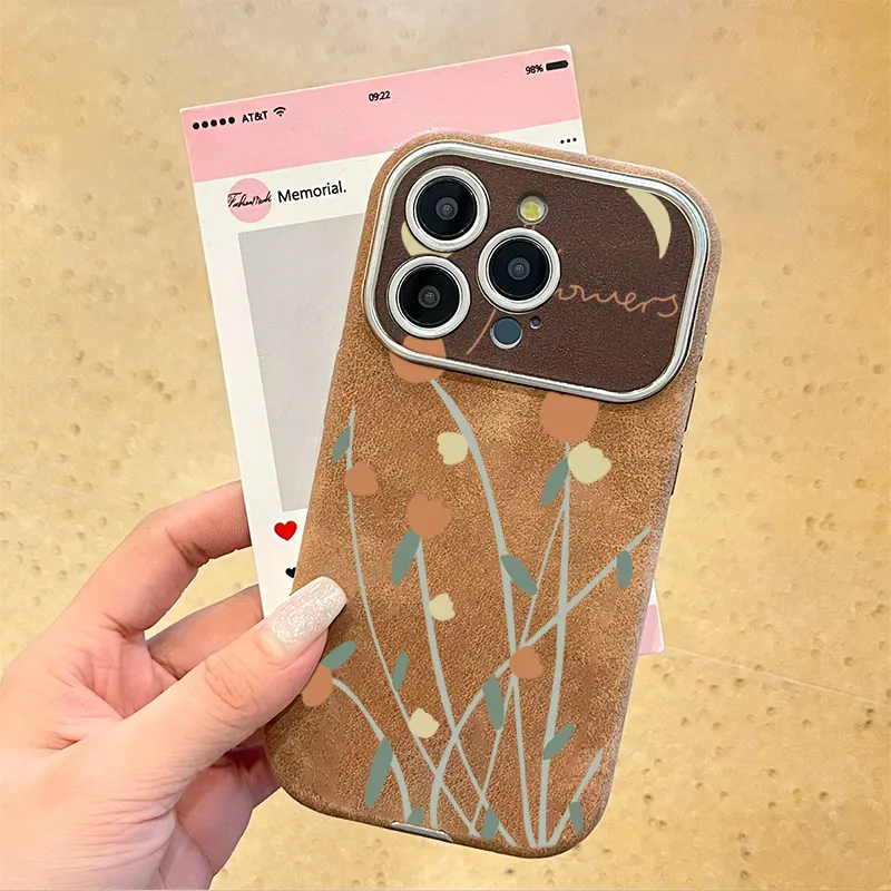 KESHIXIONG TPU Material Tulip Phone Case Compatible With IPhone 15/14 Plus/13/12/11/15 Pro Max/XS/XR/XS Max/8 Plus-2