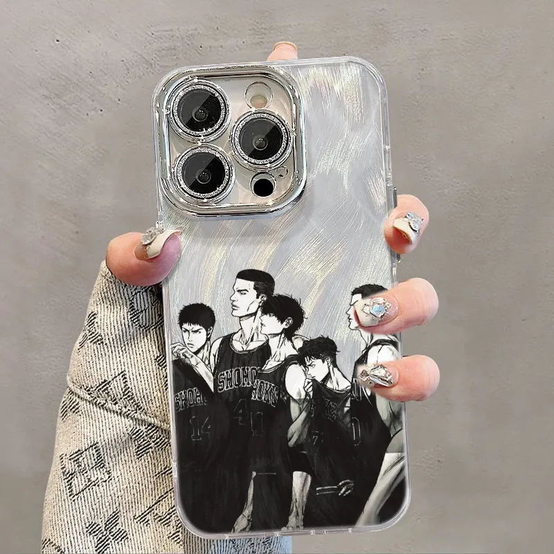 XIANGRIKE TPU Material Slam Dunk Phone Case Compatible With IPhone 15/14 Plus/13/12/11/15 Pro Max/XS/XR/XS Max/8 Plus-2