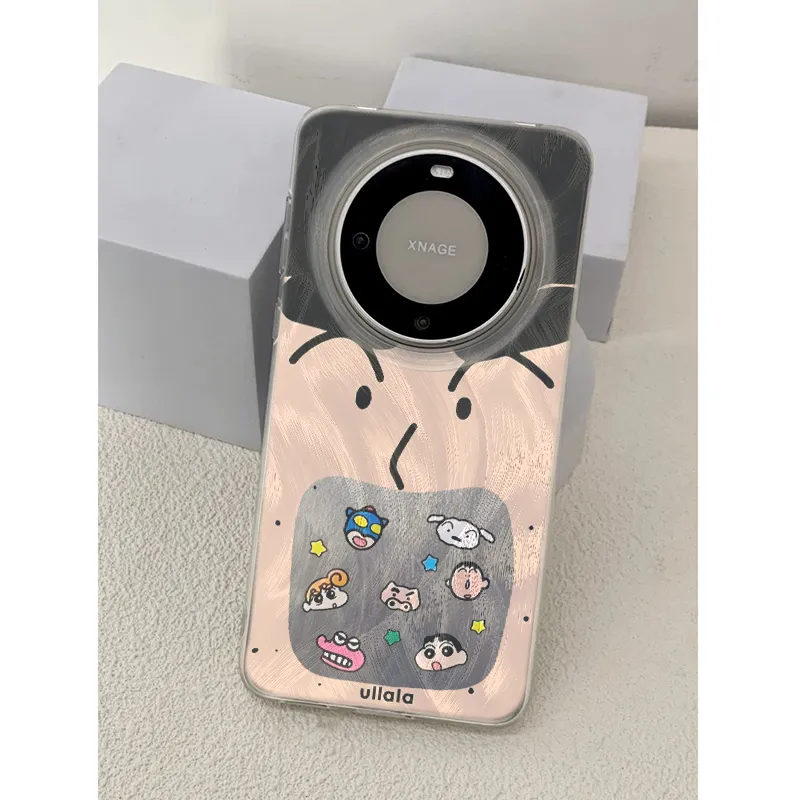 XIANGRIKE TPU Material Big Mouth Dinosaur Shiro Shin Phone Case Compatible With Huawei Collection-1