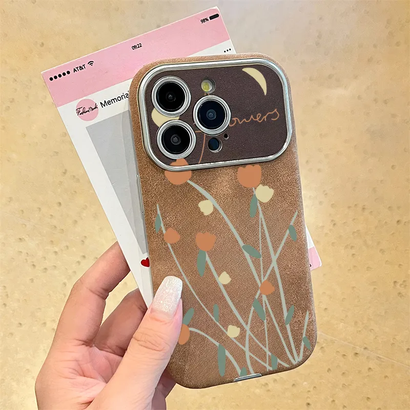 KESHIXIONG TPU Material Tulip Phone Case Compatible With IPhone 15/14 Plus/13/12/11/15 Pro Max/XS/XR/XS Max/8 Plus-5