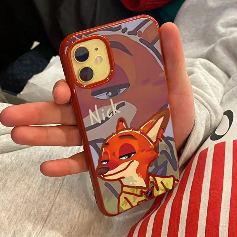 XIANGRIKE TPU Material Fox Mr. Phone Case Compatible With IPhone 15/14 Plus/13/12/11/15 Pro Max/XS/XR/XS Max/8 Plus-2