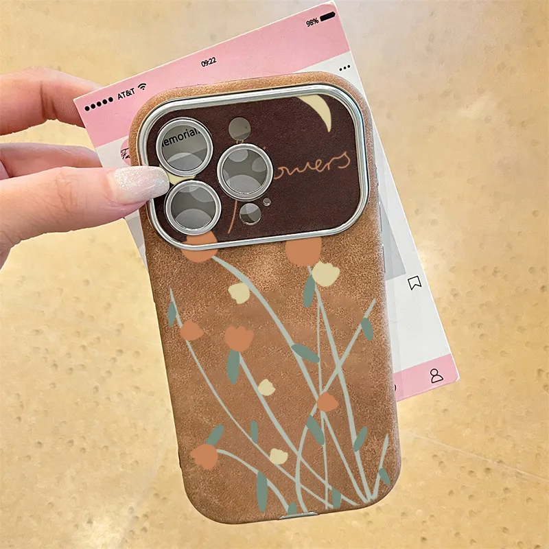 KESHIXIONG TPU Material Tulip Phone Case Compatible With IPhone 15/14 Plus/13/12/11/15 Pro Max/XS/XR/XS Max/8 Plus-1