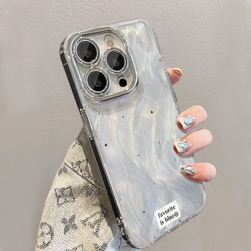 XIANGRIKE TPU Material Polka Dots Phone Case Compatible With IPhone 15/14 Plus/13/12/11/15 Pro Max/XS/XR/XS Max/8 Plus-3