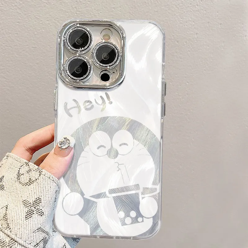 XIANGRIKE TPU Material Doraemon Phone Case Compatible With IPhone 15/14 Plus/13/12/11/15 Pro Max/XS/XR/XS Max/8 Plus-4