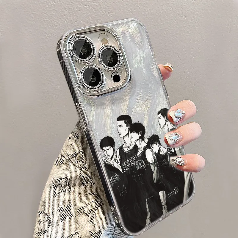 XIANGRIKE TPU Material Slam Dunk Phone Case Compatible With IPhone 15/14 Plus/13/12/11/15 Pro Max/XS/XR/XS Max/8 Plus-3