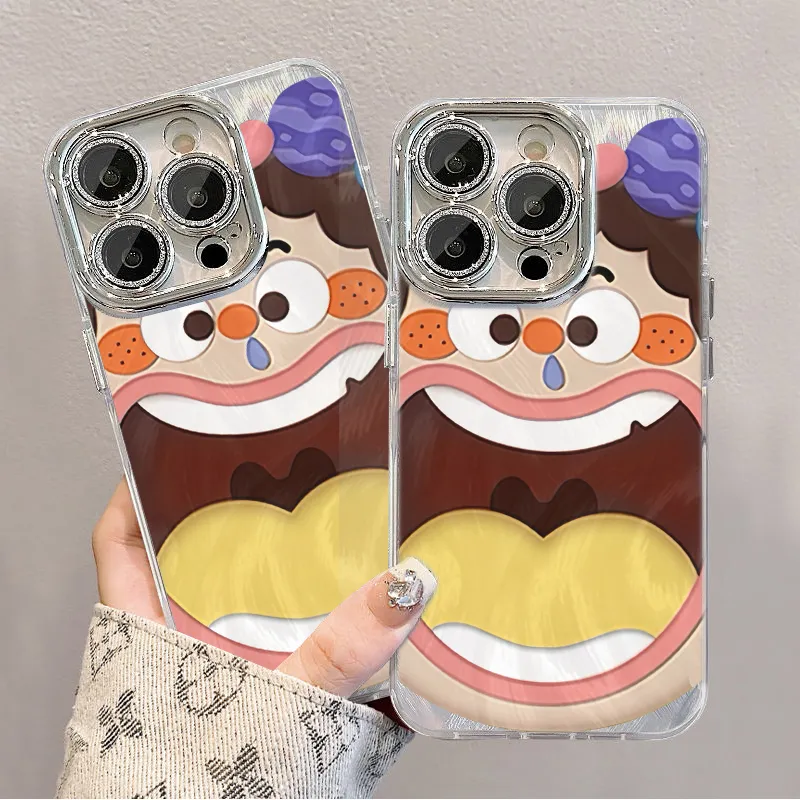 XIANGRIKE TPU Material Snotty Nose Phone Case Compatible With IPhone 15/14 Plus/13/12/11/15 Pro Max/XS/XR/XS Max/8 Plus-5