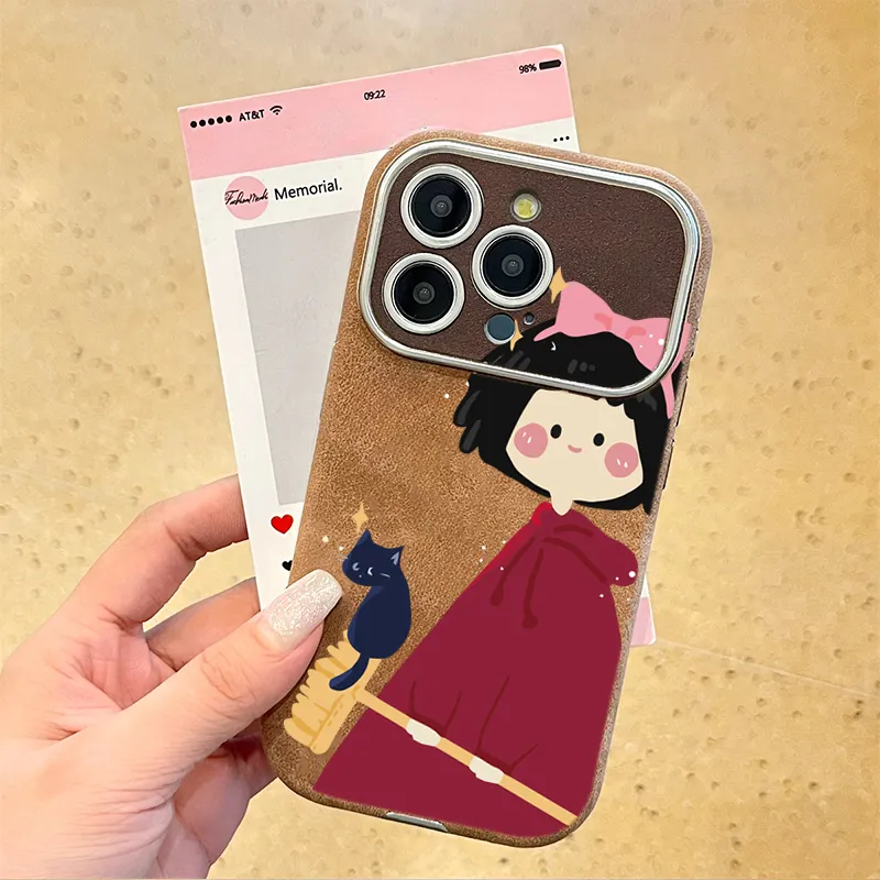 KESHIXIONG TPU Material Red Witch Phone Case Compatible With IPhone 15/14 Plus/13/12/11/15 Pro Max/XS/XR/XS Max/8 Plus-2