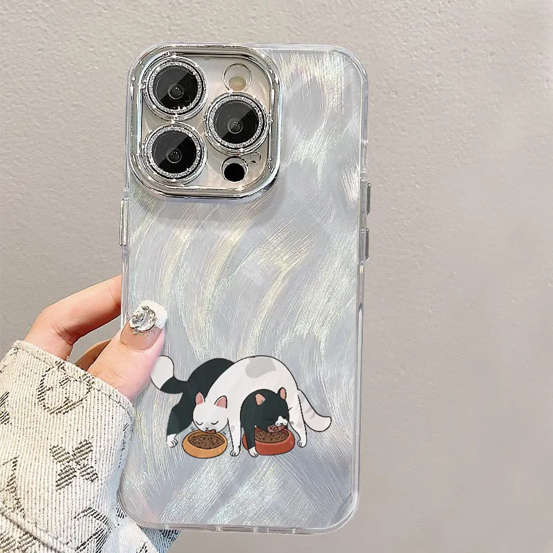 XIANGRIKE TPU Material Cat Food Phone Case Compatible With IPhone 15/14 Plus/13/12/11/15 Pro Max/XS/XR/XS Max/8 Plus-4