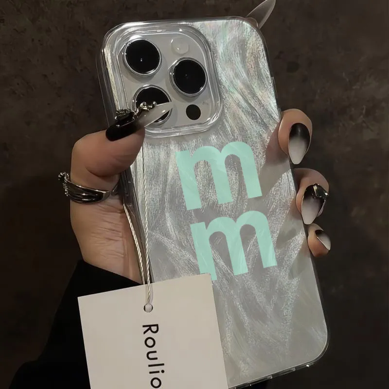 KESHIXIONG TPU Material Letter MM Phone Case Compatible With IPhone 15/14 Plus/13/12/11/15 Pro Max/XS/XR/XS Max/8 Plus-4