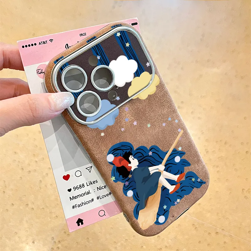 KESHIXIONG TPU Material Magic Girl Phone Case Compatible With IPhone 15/14 Plus/13/12/11/15 Pro Max/XS/XR/XS Max/8 Plus-4