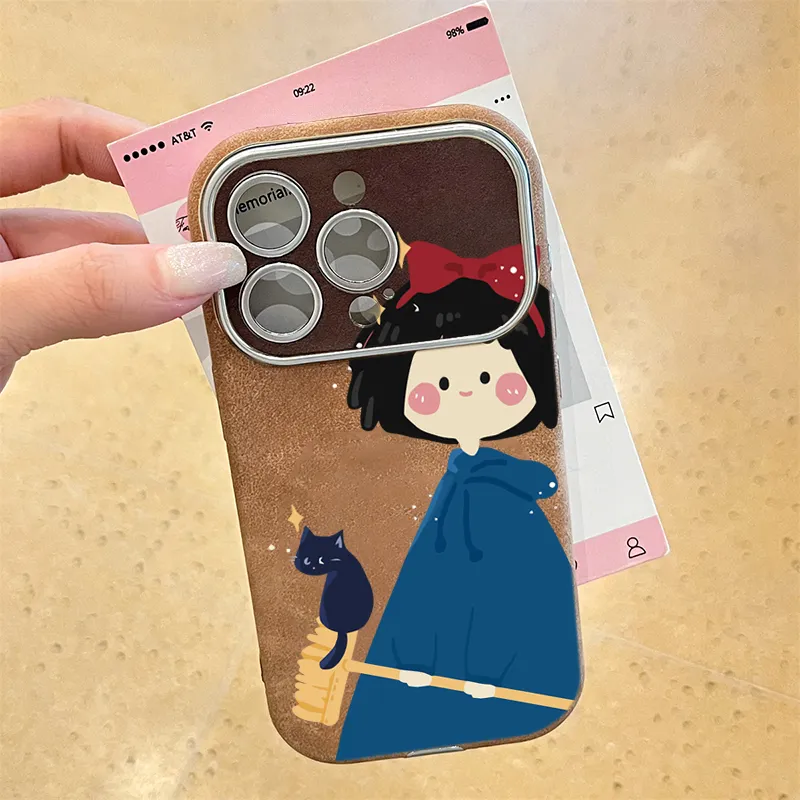 KESHIXIONG TPU Material Blue Witch Phone Case Compatible With IPhone 15/14 Plus/13/12/11/15 Pro Max/XS/XR/XS Max/8 Plus-1