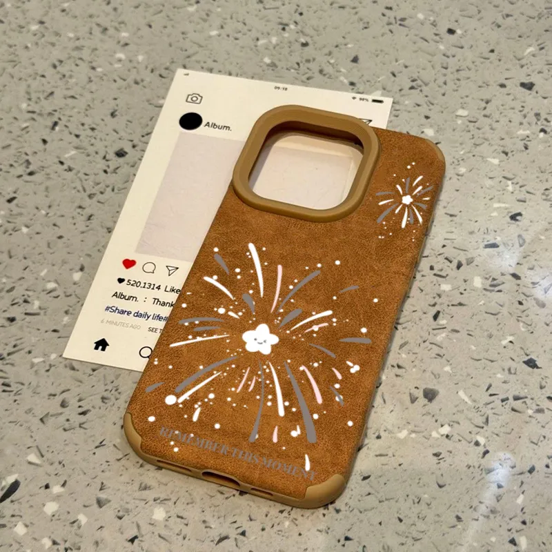 XIANGRIKE TPU Material White Star Phone Case Compatible With IPhone 15/14 Plus/13/12/11/15 Pro Max/XS/XR/XS Max/8 Plus-3