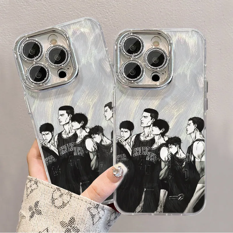 XIANGRIKE TPU Material Slam Dunk Phone Case Compatible With IPhone 15/14 Plus/13/12/11/15 Pro Max/XS/XR/XS Max/8 Plus-5