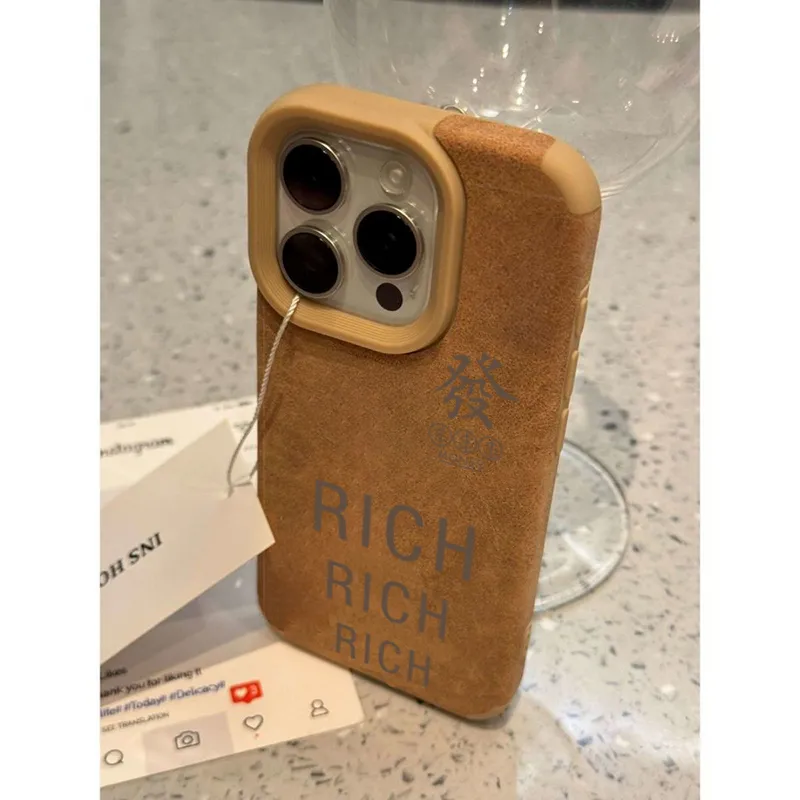 XIANGRIKE TPU Material RICH Phone Case Compatible With IPhone 15/14 Plus/13/12/11/15 Pro Max/XS/XR/XS Max/8 Plus-2