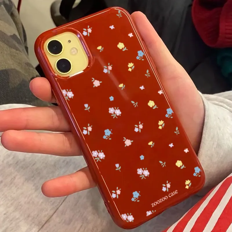XIANGRIKE TPU Material Lacy Floral Phone Case Compatible With IPhone 15/14 Plus/13/12/11/15 Pro Max/XS/XR/XS Max/8 Plus-4