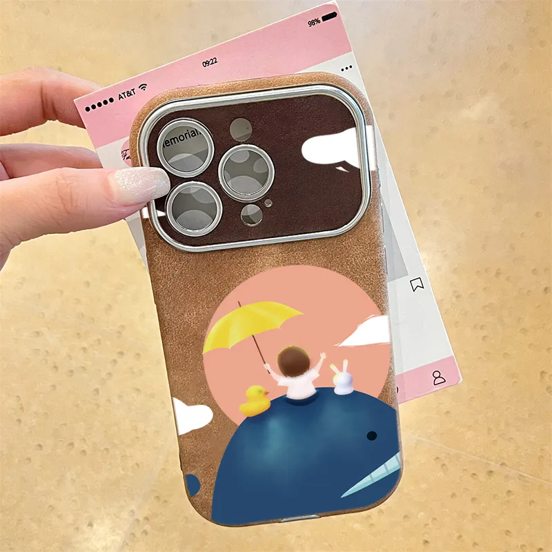 KESHIXIONG TPU Material Sunrise Phone Case Compatible With IPhone 15/14 Plus/13/12/11/15 Pro Max/XS/XR/XS Max/8 Plus-1
