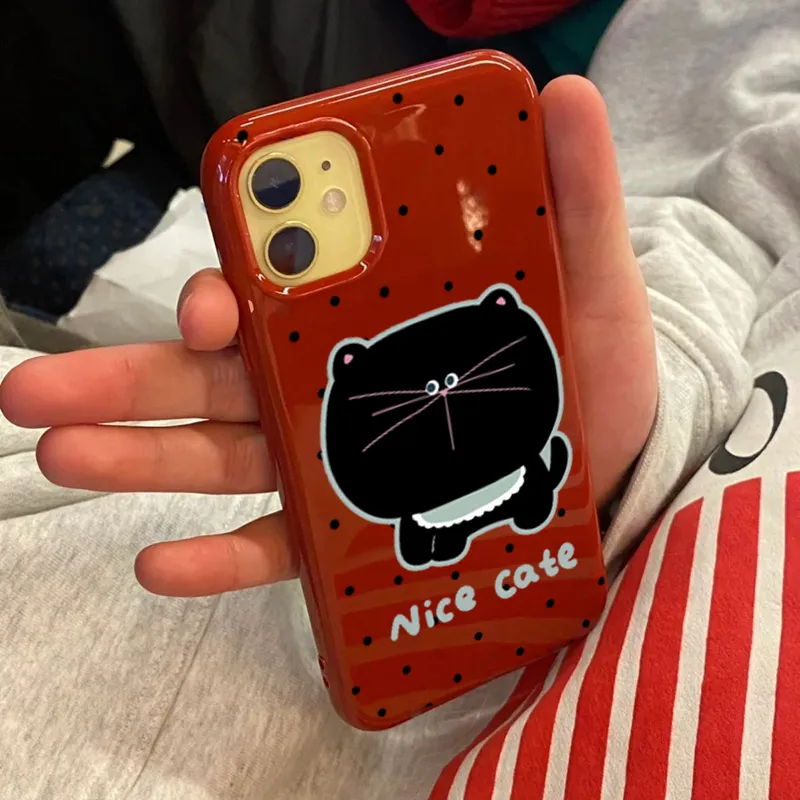 XIANGRIKE TPU Material Large Cat Phone Case Compatible With IPhone 15/14 Plus/13/12/11/15 Pro Max/XS/XR/XS Max/8 Plus-2