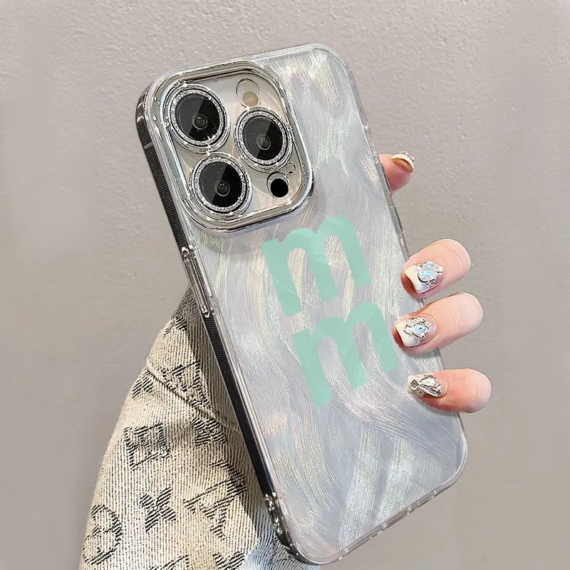 XIANGRIKE TPU Material Letter MM Phone Case Compatible With IPhone 15/14 Plus/13/12/11/15 Pro Max/XS/XR/XS Max/8 Plus-3