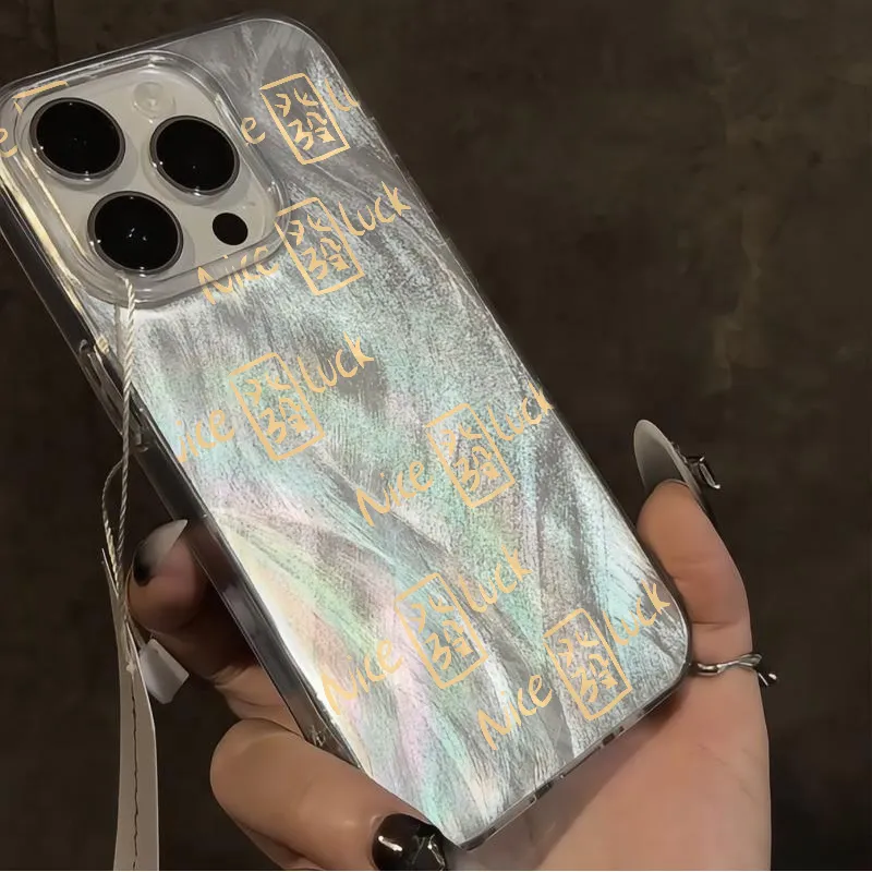 KESHIXIONG TPU Material Nice Luck Phone Case Compatible With IPhone 15/14 Plus/13/12/11/15 Pro Max/XS/XR/XS Max/8 Plus-2
